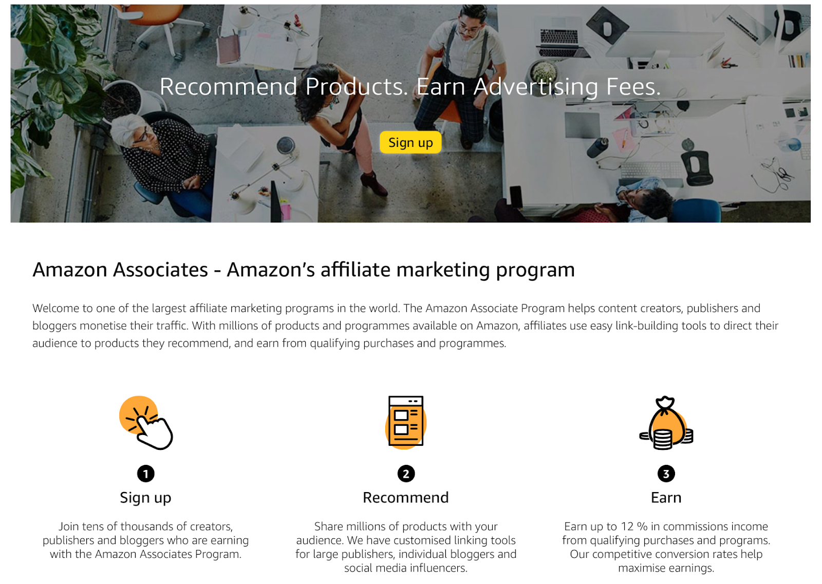 How can I get started with the Amazon Services LLC associate program