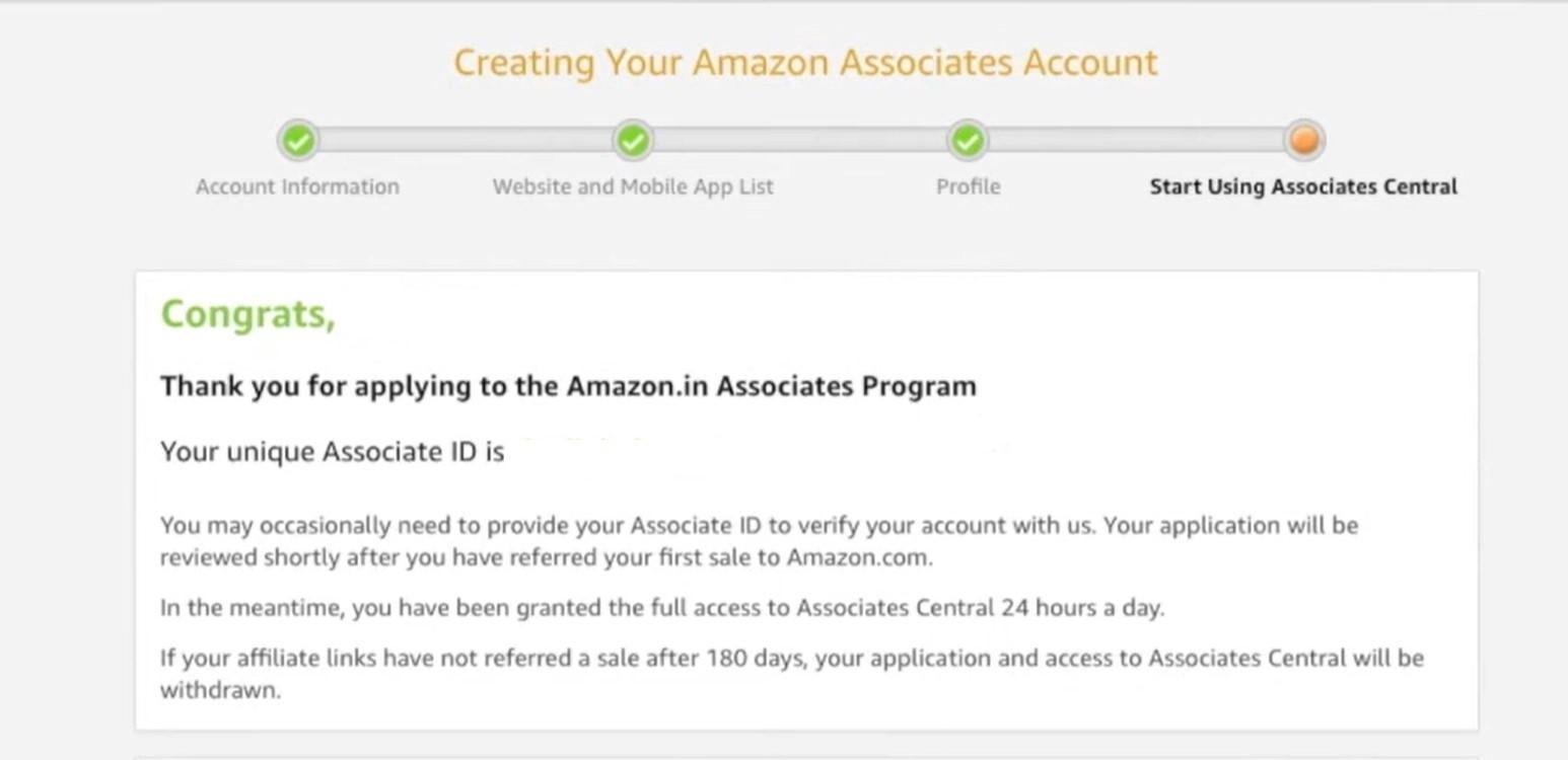 How to get Amazon preferred Associates Store ID9