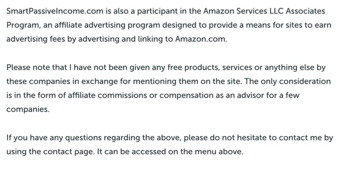 What is the Amazon Affiliate Disclaimer