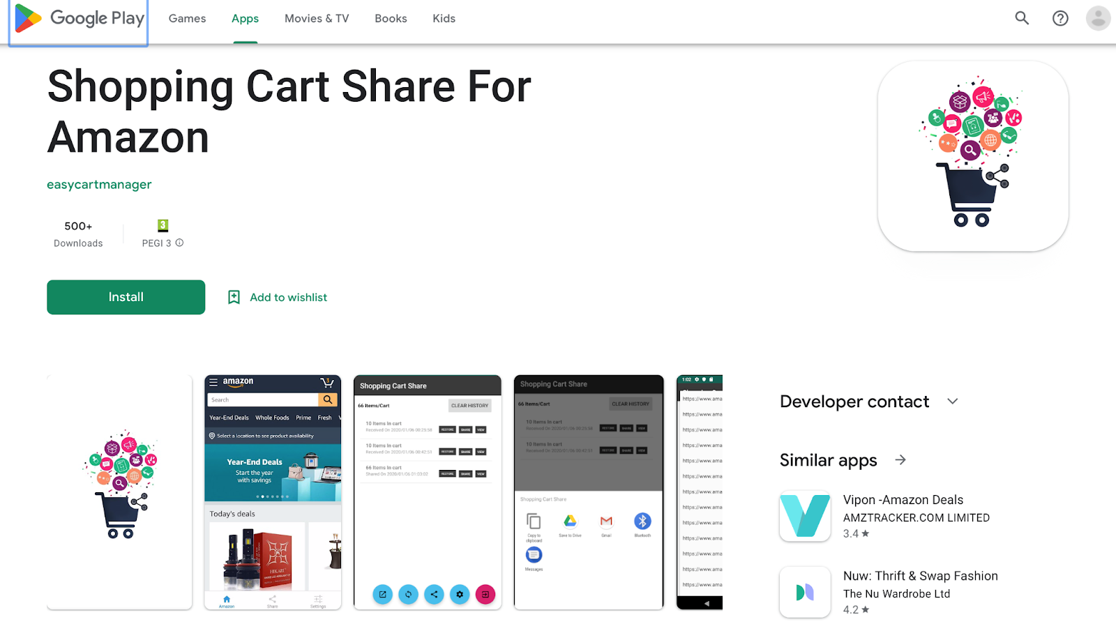 share a cart