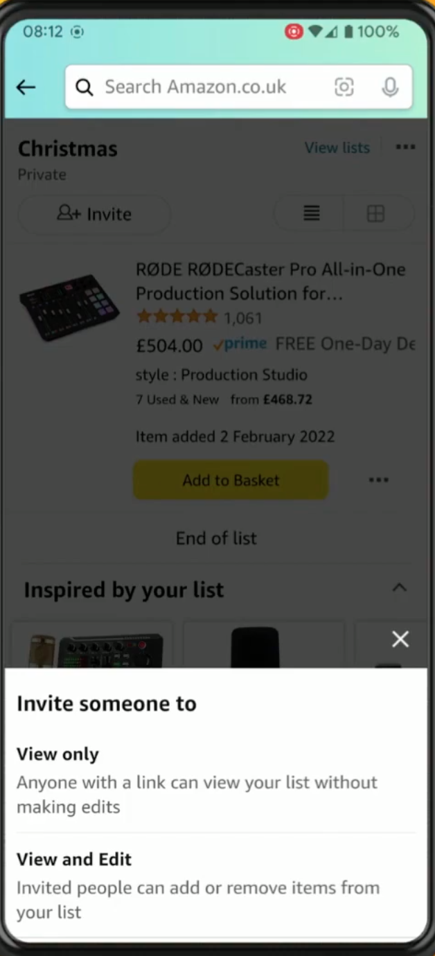 How Do I Share Amazon Wish Lists On Mobile Devices