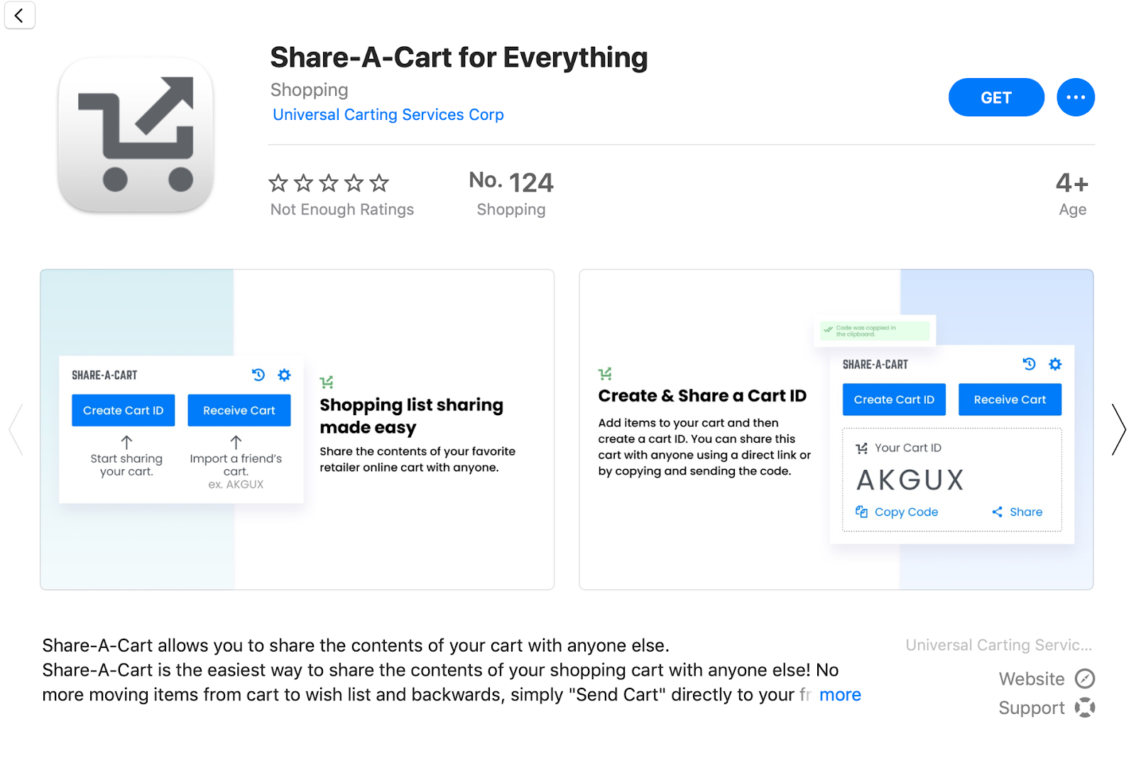 Use the Share-A-Cart extension5