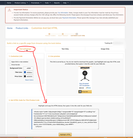 How to Create Amazon Affiliate Link For Youtube4